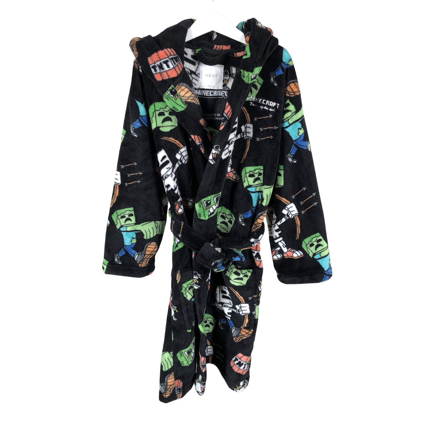 Unisex Next - Hommikumantel, suurus 134 - 140 - Must (1)