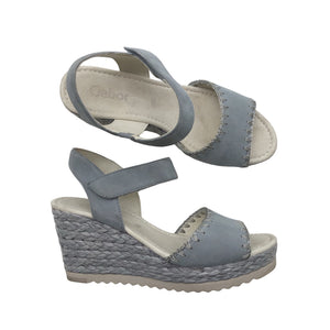 Unisex Gabor - Kiilkontsaga rihmikud, suurus 38 - Helesinine (1)
