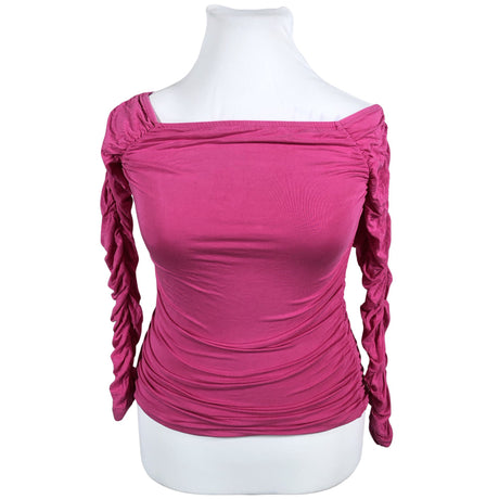 Unisex &Other Stories - Trikotaažist pluus, suurus 38 - Roosa ()