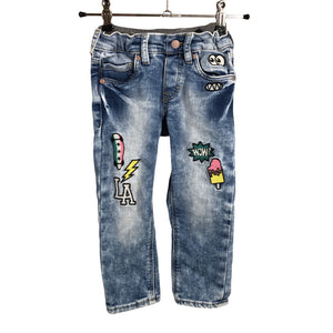 Unisex Lindex - Teksad, suurus 92 - 98 - Sinine (1)