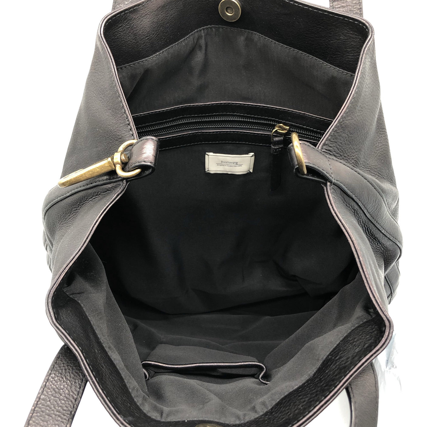 Unisex Boomerang - Käekott, suurus Maxi - Must (2)