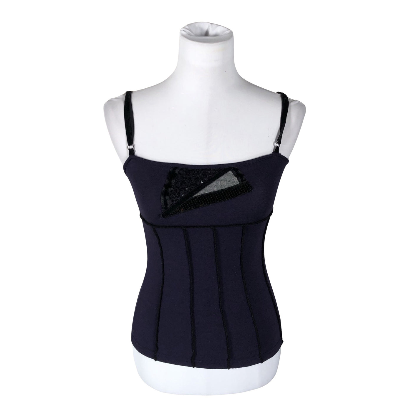 Unisex Siste's - Trikotaažist topp, suurus 36 - Lilla (1)