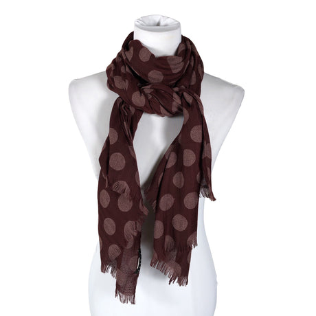 Unisex Sisley - Õhuke sall, suurus Maxi - Veinipunane ()