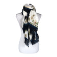 Unisex Massimo Dutti - Õhuke sall, suurus Maxi - Valge ()