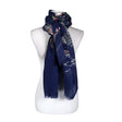 Unisex Desigual - Õhuke sall, suurus Maxi - Sinine ()