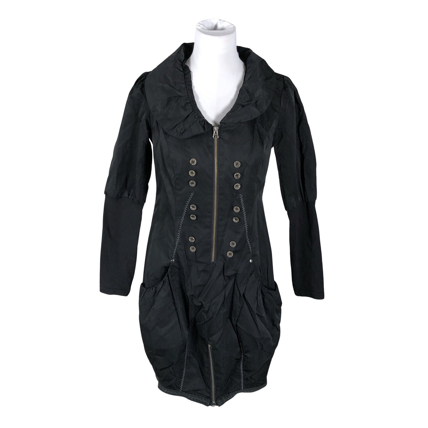 Unisex Ze-Ze - Mitteveniv kleit, suurus 36 - Must (1)