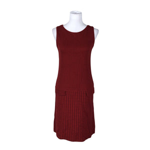 Unisex Nanso - Kootud kleit, suurus 36 - Punane (1)