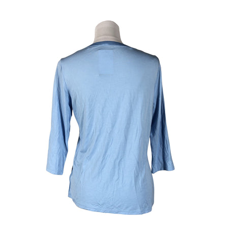 Unisex Comma - Trikotaažist pluus, suurus 36 - Helesinine (2)