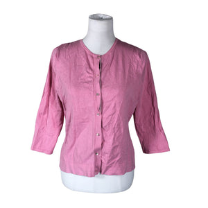 Unisex August Silk - Kardigan, suurus 40 - Heleroosa (1)