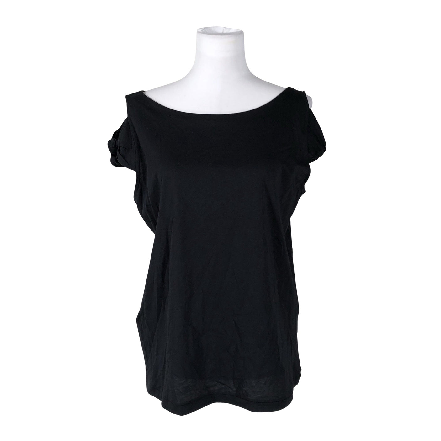 Unisex Stefanel - T-särk, suurus 40 - Must (1)
