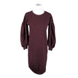 Unisex Papu - Dressikangast kleit, suurus 36 - Veinipunane ()