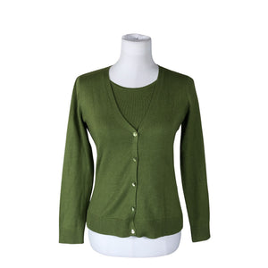 Unisex August Silk - Kardigan, suurus 38 - Roheline (1)