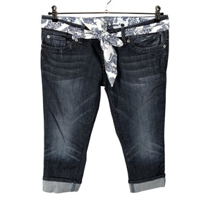 Unisex Guess - Teksast poolpikad püksid, suurus W30 - Sinine (1)
