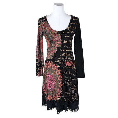 Unisex Desigual - Trikotaažist kleit, suurus 38 - Must ()