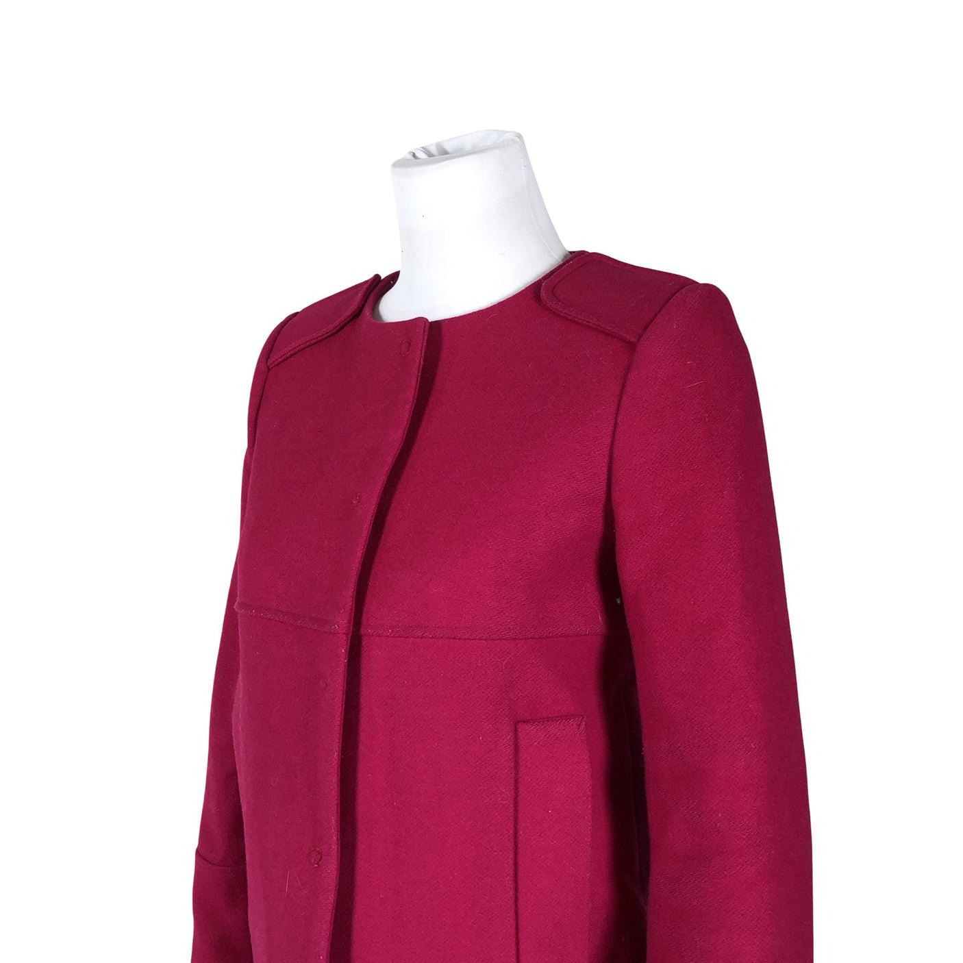 Unisex Tara Jarmon - Villane mantel, suurus 36 - Roosa (2)