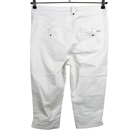 Unisex Saint James - Mittevenivad poolpikad püksid, suurus 40 - Valge (2)