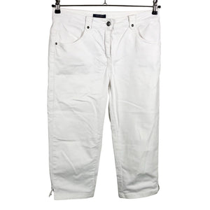 Unisex Saint James - Mittevenivad poolpikad püksid, suurus 40 - Valge (1)