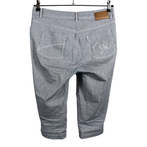 Unisex Mat de Misaine - Teksast poolpikad püksid, suurus 42 - Looduslik valge (2)