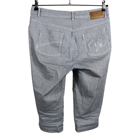Unisex Mat de Misaine - Teksast poolpikad püksid, suurus 42 - Looduslik valge (2)