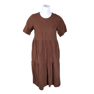 Unisex R-collection - Mitteveniv kleit, suurus 36 - Pruun (1)