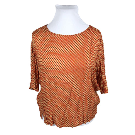 Unisex Benetton - Lühikeste käistega pluus, suurus 44 - Oranž ()