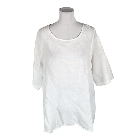 Unisex Pellavatehdas - Mitteveniv tuunika, suurus 38 - Valge ()