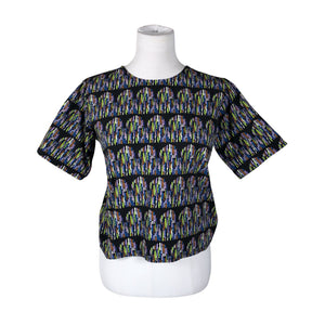 Unisex Vimma - Lühikeste käistega pluus, suurus 36 - Must (1)