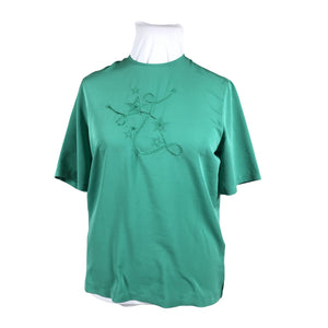 Unisex Basler - Lühikeste käistega pluus, suurus 44 - Roheline (1)