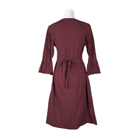 Unisex House of Lola - Trikotaažist kleit, suurus 40 - Veinipunane (2)