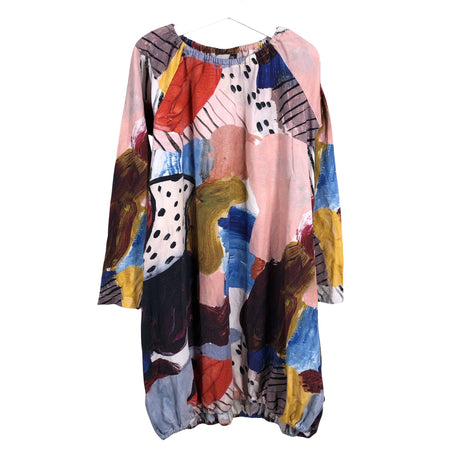 Unisex Papu - Trikotaažist kleit, suurus 134 - 140 - Heleroosa ()