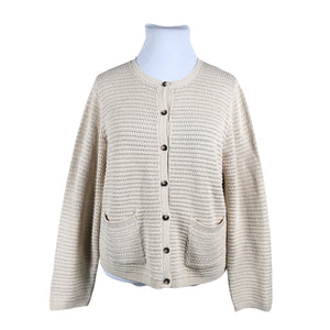 Unisex Selected - Kardigan, suurus 44 - Beige (1)