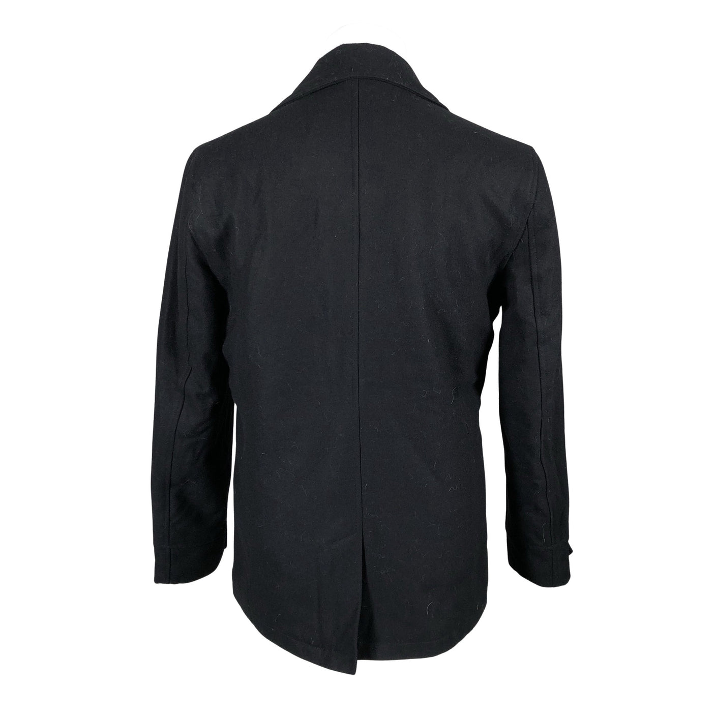 Unisex Solid - Villane mantel, suurus L - Must (2)