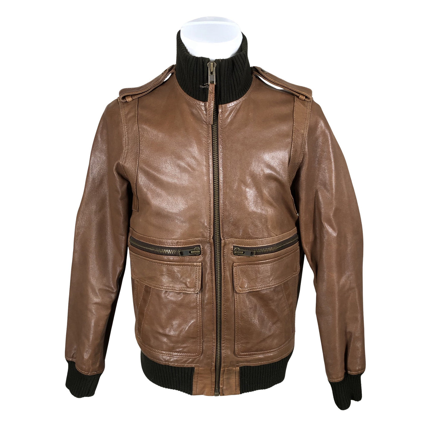 Unisex Jack & Jones - Nahktagi, suurus L - Pruun (1)