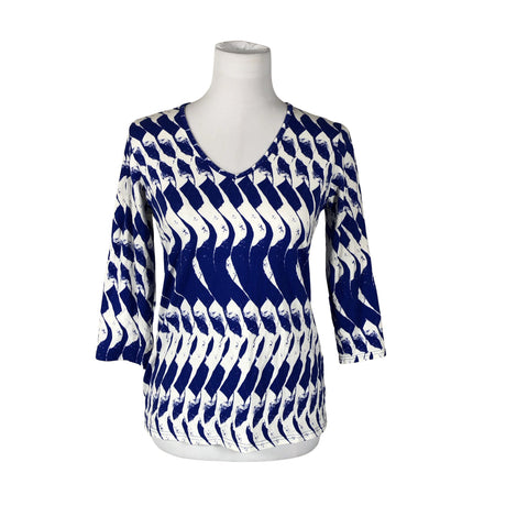 Unisex Nanso - Trikotaažist pluus, suurus 38 - Sinine ()