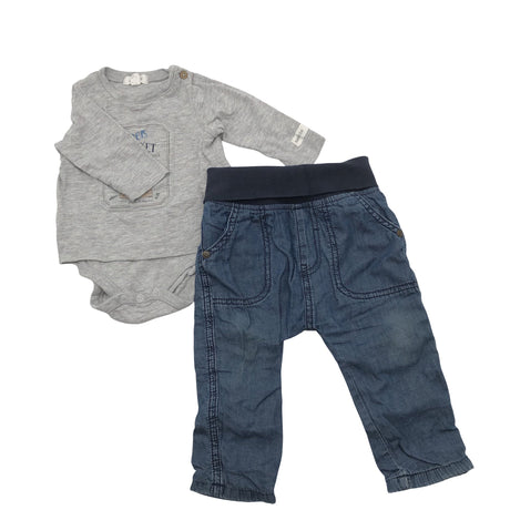 Unisex Newbie - Bodi, suurus 62 - 68 - Hall ()
