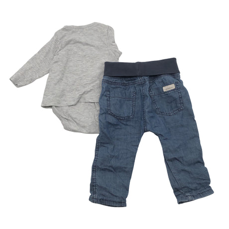 Unisex Newbie - Bodi, suurus 62 - 68 - Hall (2)