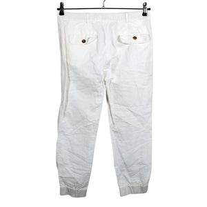Unisex 'S MaxMara - Mittevenivad püksid, suurus 36 - Valge (2)
