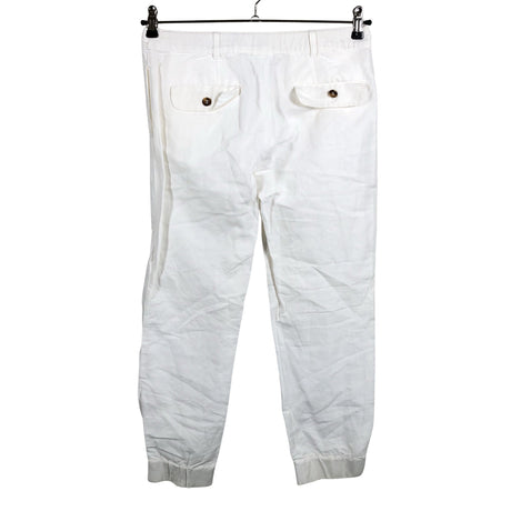 Unisex 'S MaxMara - Mittevenivad püksid, suurus 36 - Valge (2)
