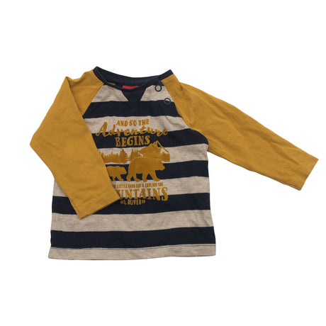Unisex s.Oliver - Trikotaažist pluus, suurus 62 - 68 - Kollane ()