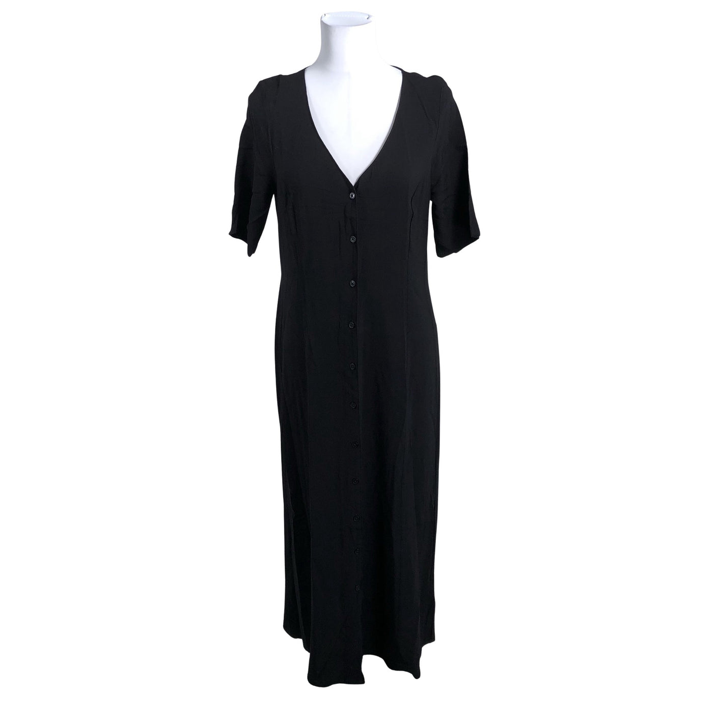 Unisex Lindex - Õhuke kleit, suurus 38 - Must (1)