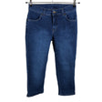Unisex Very Nice - Teksast poolpikad püksid, suurus W27 - Sinine ()