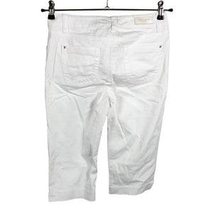 Unisex Gerry Weber - Mittevenivad poolpikad püksid, suurus 36 - Valge (2)