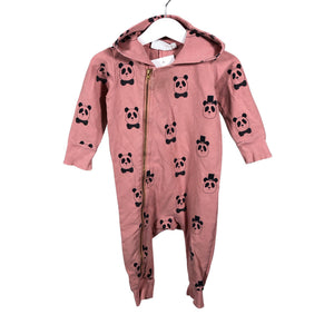 Unisex Mini Rodini - Pükskostüüm, suurus 68 - 74 - Heleroosa (1)