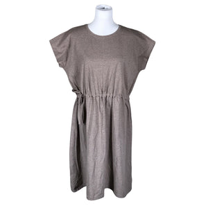 Unisex Papu - Trikotaažist kleit, suurus 38 - Pruun (1)