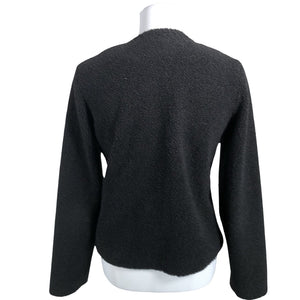 Unisex Lene Sand - Kunstkarusnahast mantel, suurus 38 - Must (2)