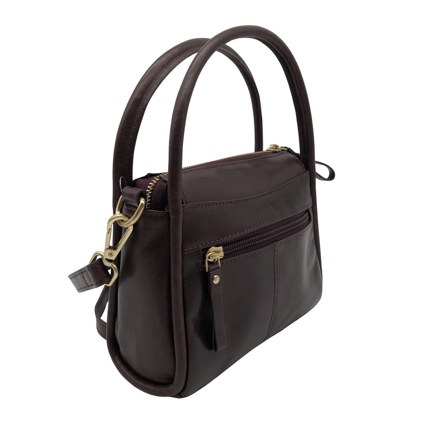 Unisex Burkely - Käekott, suurus Mini - Veinipunane (2)