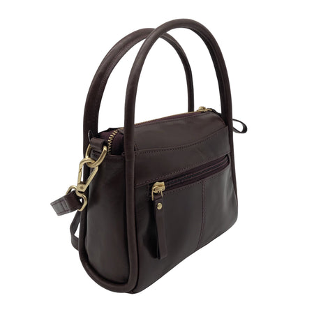 Unisex Burkely - Käekott, suurus Mini - Veinipunane (2)