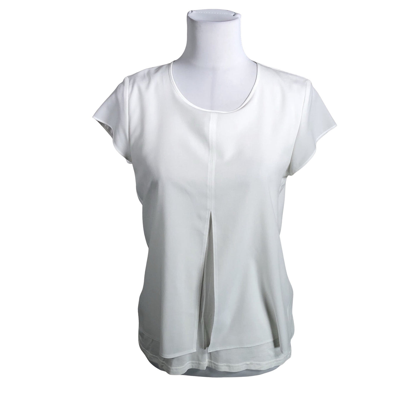 Unisex Gerry Weber - Lühikeste käistega pluus, suurus 36 - Valge (1)
