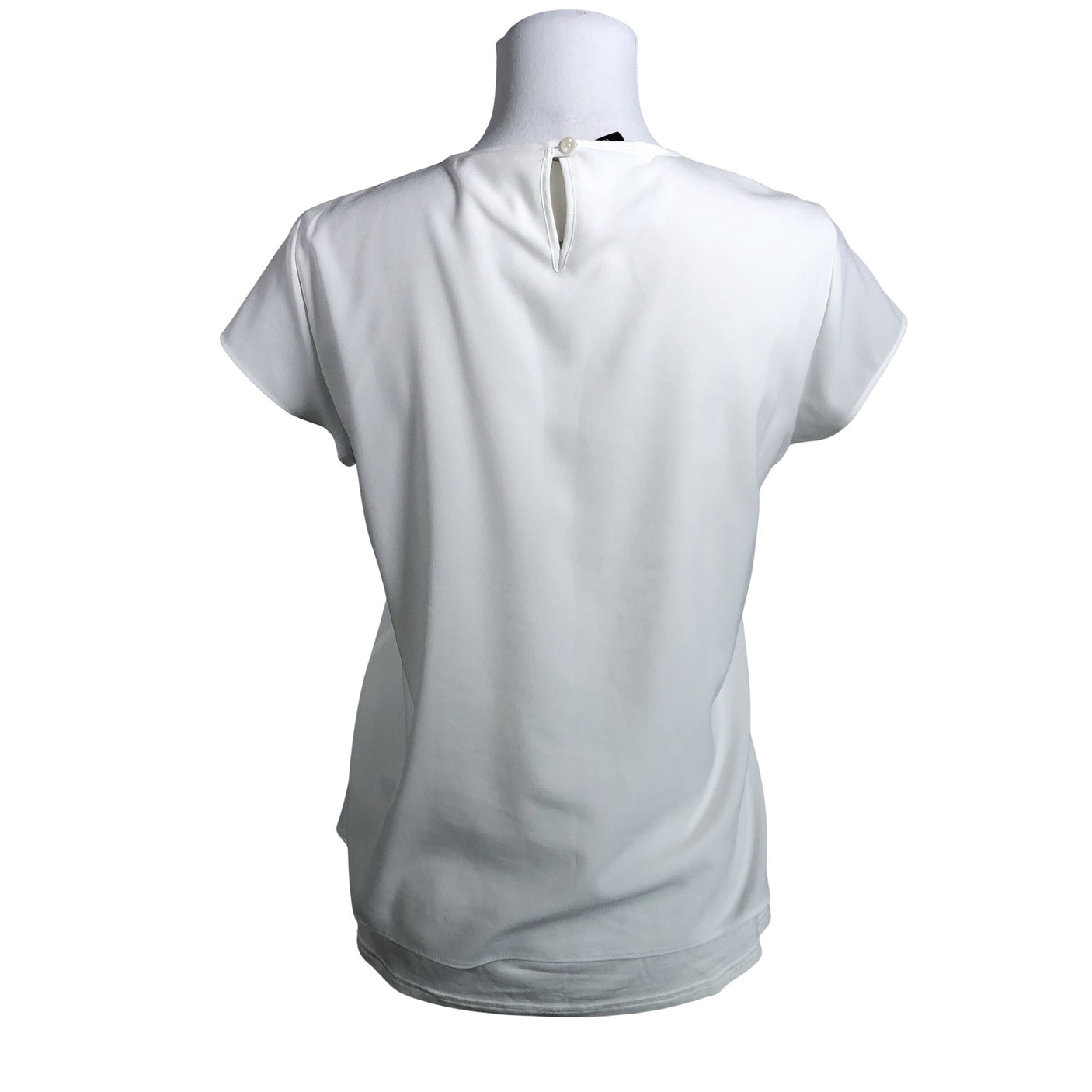Unisex Gerry Weber - Lühikeste käistega pluus, suurus 36 - Valge (2)