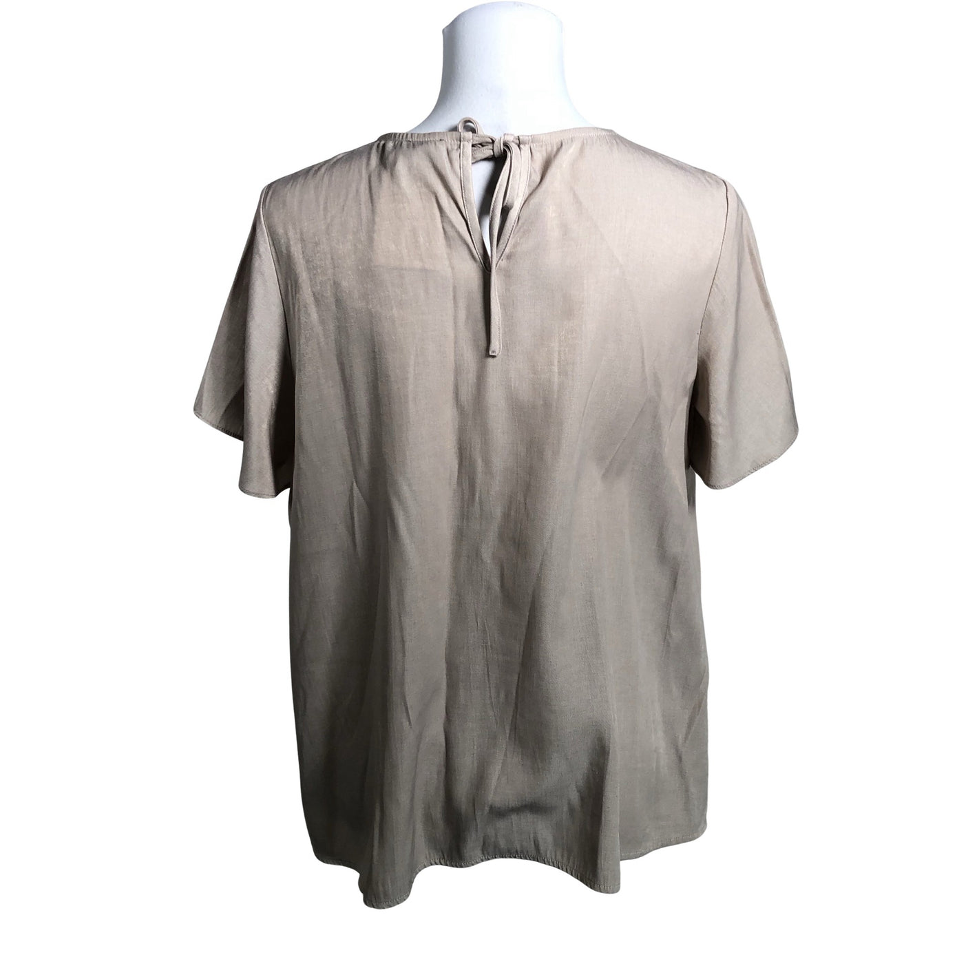 Unisex Nü Denmark - Lühikeste käistega pluus, suurus 36 - Beige (2)
